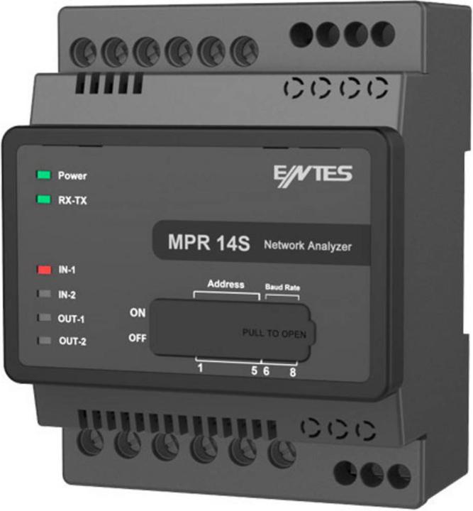 Image du produit Entes Multimètre numérique pour rail DIN MPR 15S 22 M3606 Multimètre pour rail DIN sans écran RS485 2x