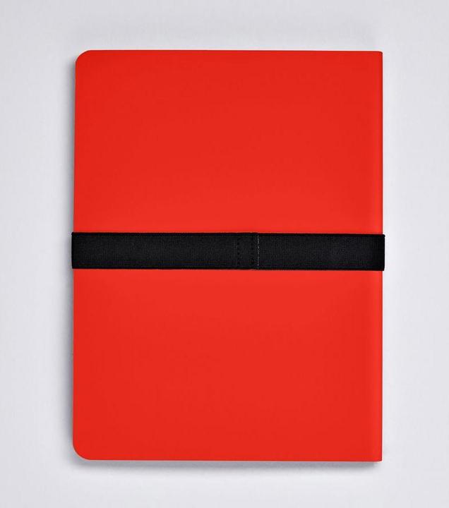 Actual product image Nuuna Not White L LIGHT, red (22 x 16.5 cm, Plain, Soft cover)