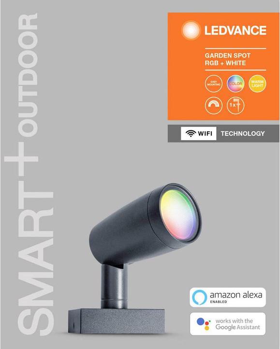 Actual product image Ledvance LED Garden Light SMART WIFI Garden RW 1P DG (260 lm, IP44)