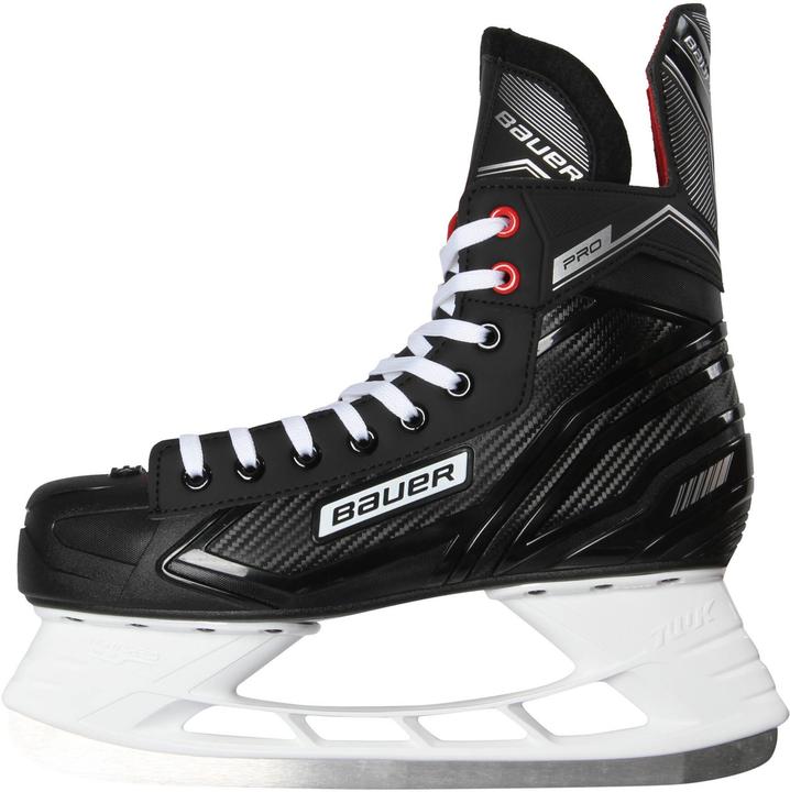 Actual product image Bauer Pro Skate Senior skates (size: 10.0 = 45.5, 900 black/white/red) (45)