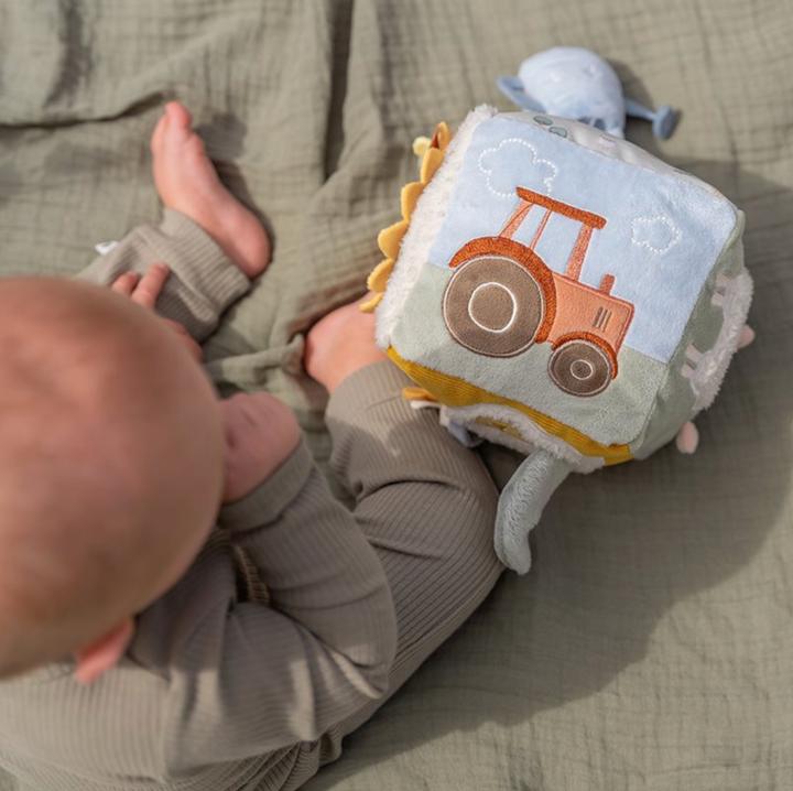 Image du produit Little Dutch Tissu Activités Cubes à toucher Little Farm
