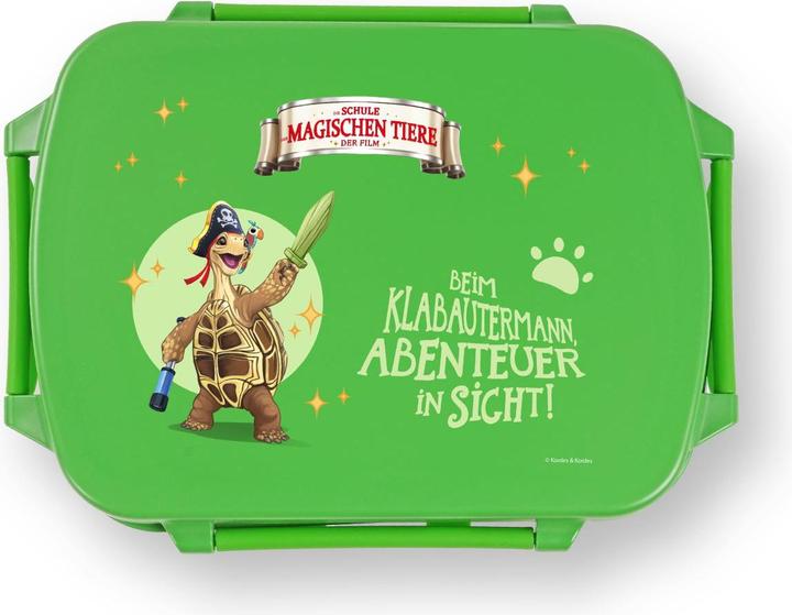 Produktbild Awave Die Schule der Magischen Tiere Brotdose Snackbox, aus rPET | grün, Henrietta
