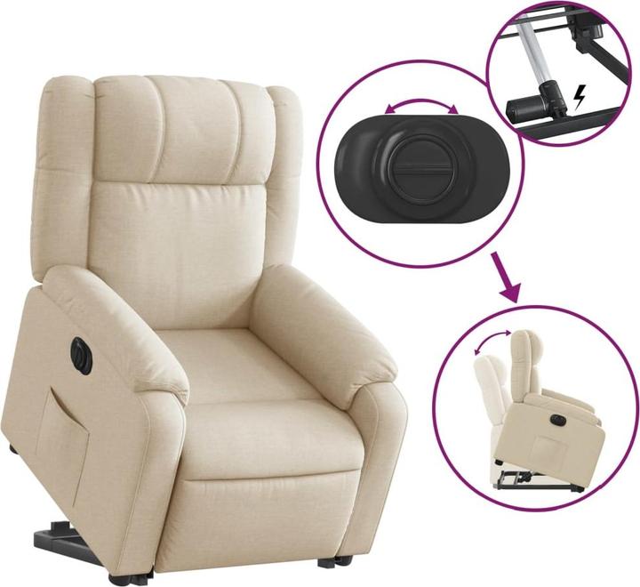 Image du produit vidaXL Relaxsessel mit Aufstehhilfe