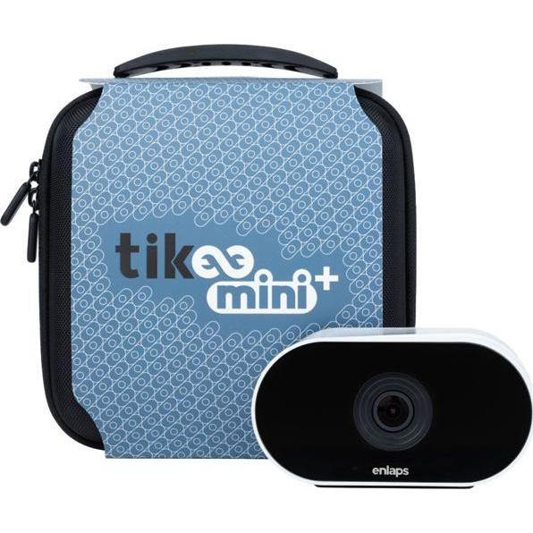 Enlaps Tikee mini+ inkl. Soft Case (Borsa per accessori per fotocamere), Borsa fotocamera, Argento, Nero