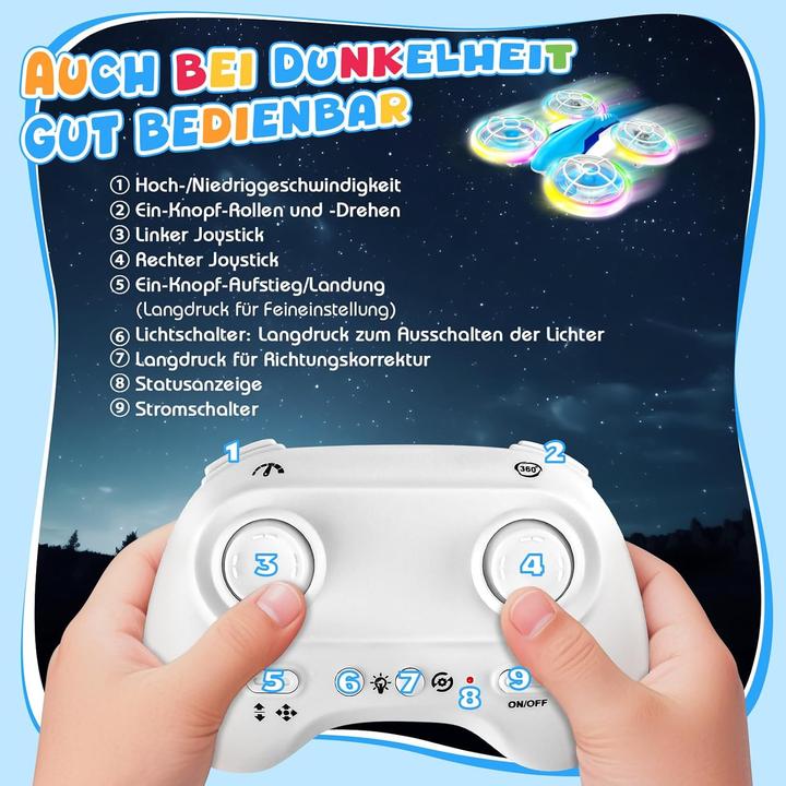 Produktbild Yikanwen Kinder-Quadrocopter mit LED