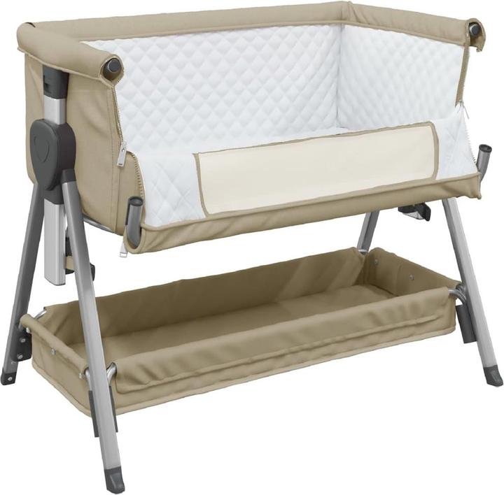 Image du produit vidaXL Babybett mit Matratze (83 x 50 cm)