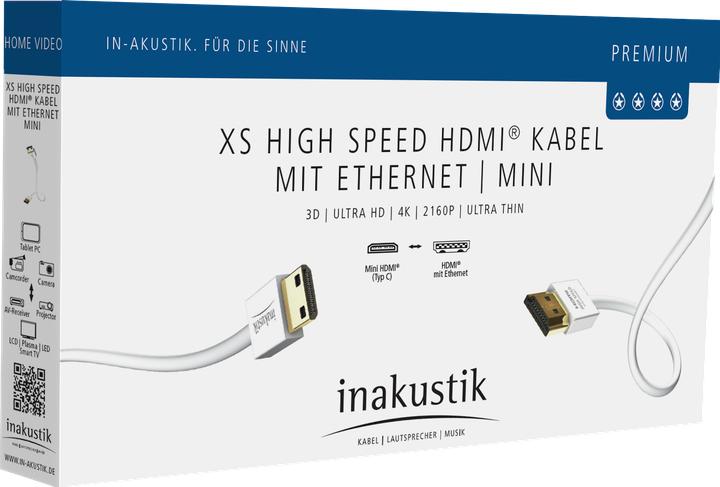 Produktbild Inakustik mini HDMI (Typ C) — HDMI (Typ A) (5 m, HDMI)