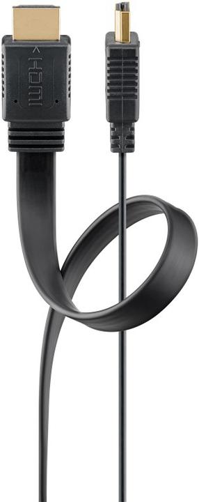 Produktbild Goobay High-Speed-HDMI-Flachkabel mit Ethernet (3 m)