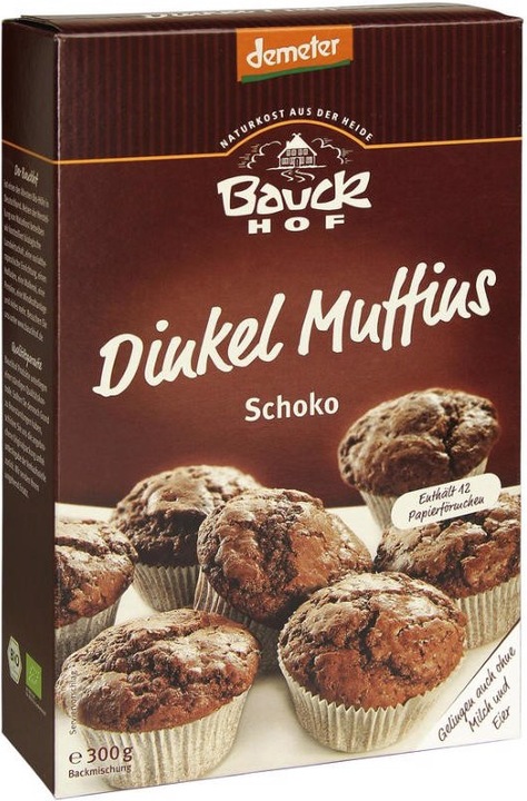 Actual product image Bauckhof Spelt Muffins Chocolate Baking Mix Organic (300 g)