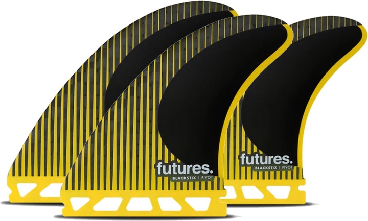 Produktbild Futures Thruster Fin Set P8 Blackstix Pivot L