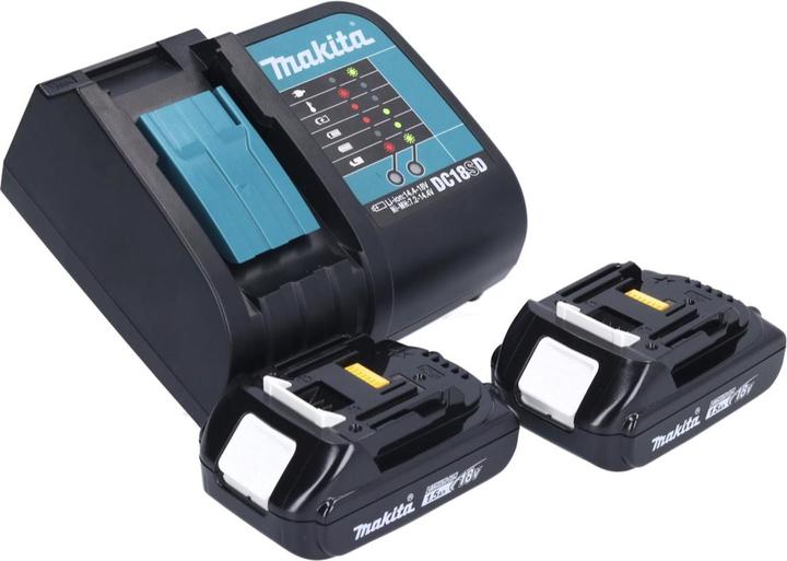 Productafbeelding Makita DHP 482 SYJ Accu klopboormachine 18 V 62 Nm + 2x accu 1,5 Ah + lader + Makpac