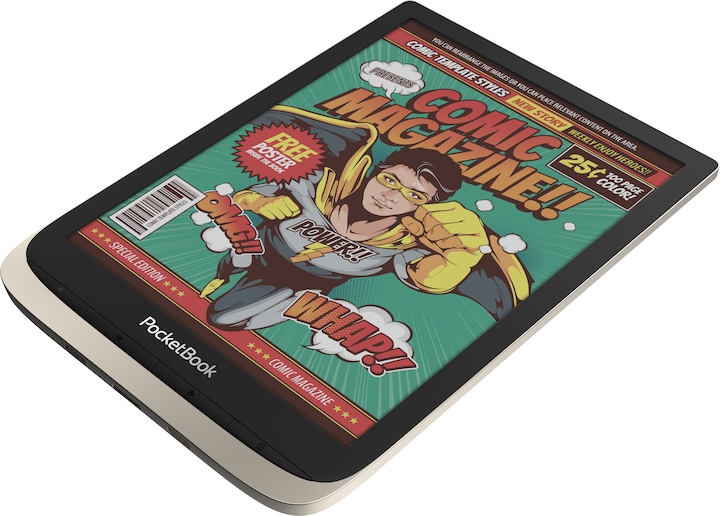 Image du produit PocketBook InkPad Color (7.80", 16 Go, Lune d'argent)