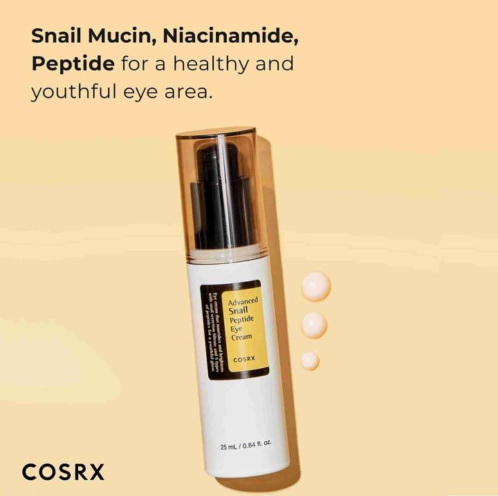 Produktbild Cosrx Advanced Snail Peptide Eye Cream (Augenpflege Crème, 25 ml, Tag + Nacht)