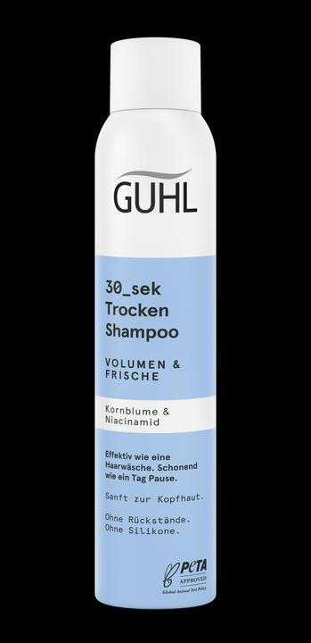 Immagine prodotto Guhl 30 Sekunden Trockenshampoo Volumen&Frische (200 ml, Shampoo secco)