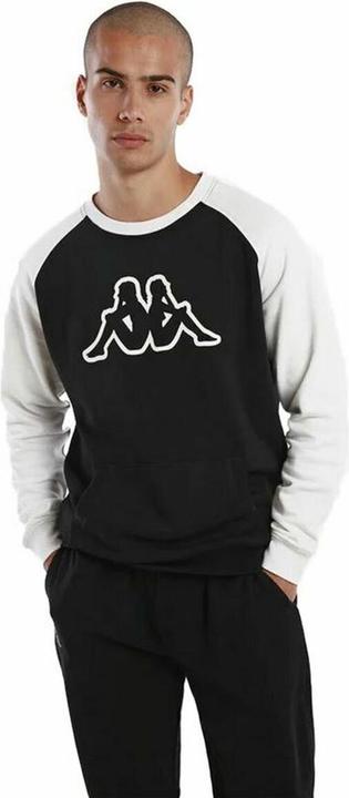 Produktbild Kappa Herren Sweater ohne Kapuze Zaimali Schwarz (S)