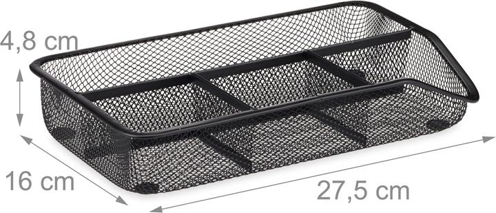 Image du produit Relaxdays Organiseur de bureau 4 compartiments