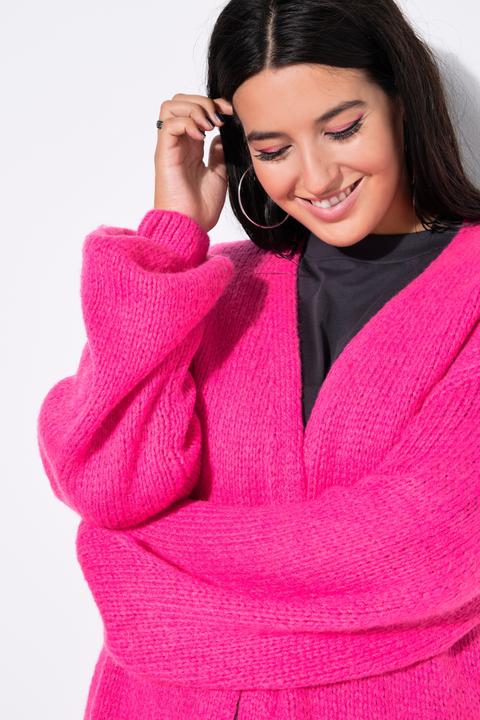 Image du produit Studio Untold Cardigan oversize, maille confortable, coupe ouverte (58)
