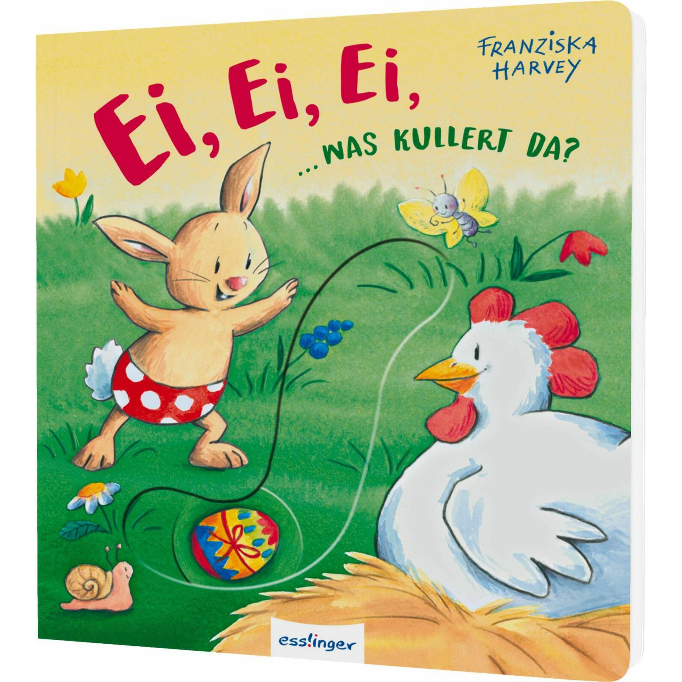 Ei, Ei, Ei, was kullert da?, Libro per bambini di Franziska Harvey, Julia Klee