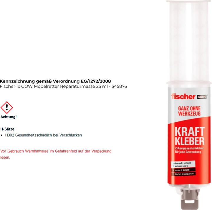 Productafbeelding Fischer GOW meubel redder (23 g)