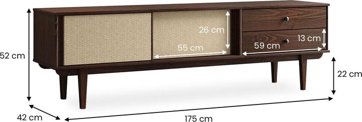 Produktbild IDIMEX Simona (175 x 41 x 52 cm)