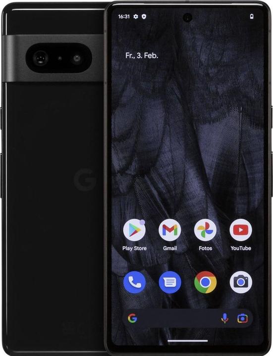 Produktbild Google Pixel 7 (128 GB, Obsidian, 6.30", SIM + eSIM, 5G)