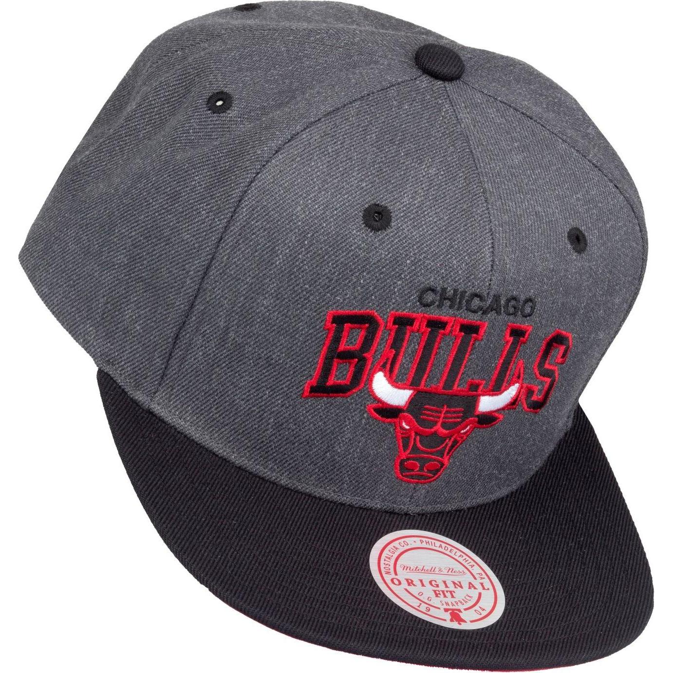 Thumbnail - Mitchell & Ness, Herren, Cap, Snapback Cap - DARK ARCH Chicago Bulls, Grau