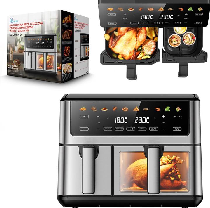 Actual product image Extralink HOME AIR FRYER 10L EU SJ-1000 PRO