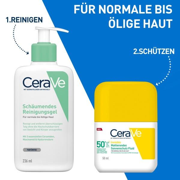 Actual product image CeraVe Sun protection fluid (Suntan cream, SPF 50+, 50 ml)