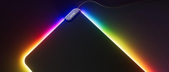 Actual product image Hyte CNVS Gaming Mouse Pad, ARGB - black (XXL)