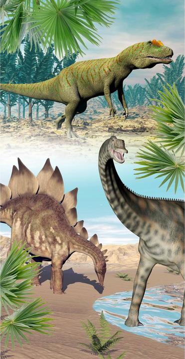 Good Morning Strandtuch "Dino" (75 x 150 cm)