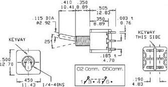 Image du produit Velleman Interrupteur vertical à bascule Dpdt On-Off-On