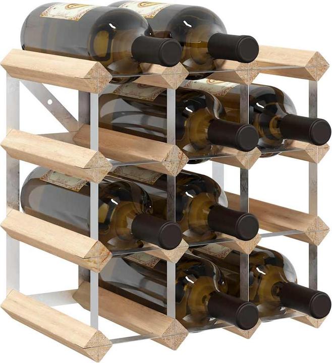 Actual product image vidaXL Dorkas (32.5 x 22.5 x 32.5 cm, 12 bottles)