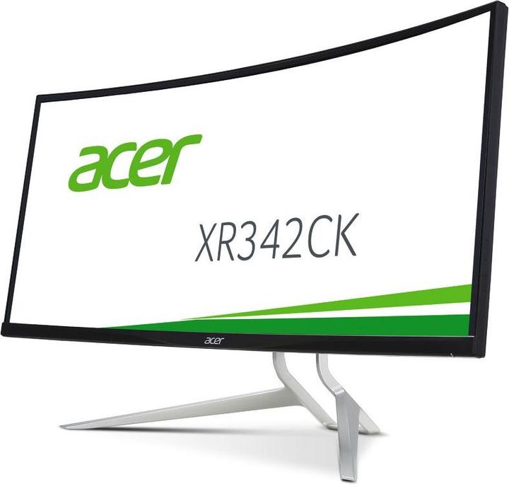 Produktbild Acer XR342CKPbmiiqphuzx 86,4cm 34Zoll TFT LED IPS Curved 3440 x 1440 300cd/qm 1ms 2xHDMI DP DP Out USB... (3440 x 1440 Pixel, 34.02")
