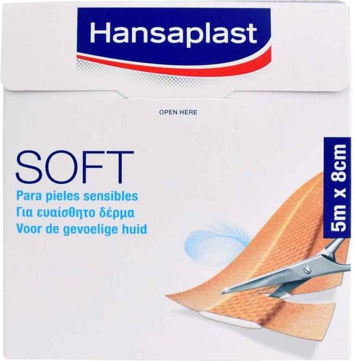 Actual product image BSN Hansaplast® Soft Wound Dressings 5 m x 8 cm (1 x)