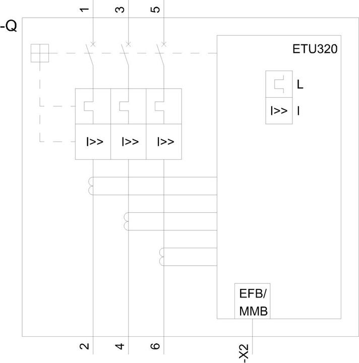 Produktbild Siemens Leistungsschalter 250A 3p 100-250A/In 3VA6225-6HL31-0AA0