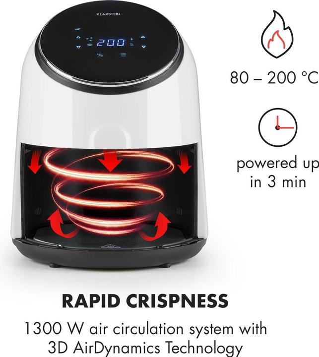 Image du produit Klarstein Heissluftfritteuse AirVital