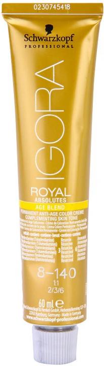 Produktbild Schwarzkopf Professional Igora Royal Absolutes 8-140 Hellblond Cendré Beige Natur (8-140 Hellblond Cendré Beige Natur)