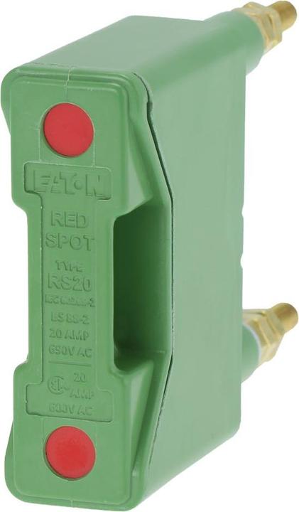 Bussmann Red Spot 20a Back Stud Connected Green