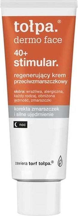 Actual product image Tołpa Tolpa Dermo Face 40+ Stimular Regenerating Anti-Wrinkle Cream Night 40ml (40 ml, Night cream)