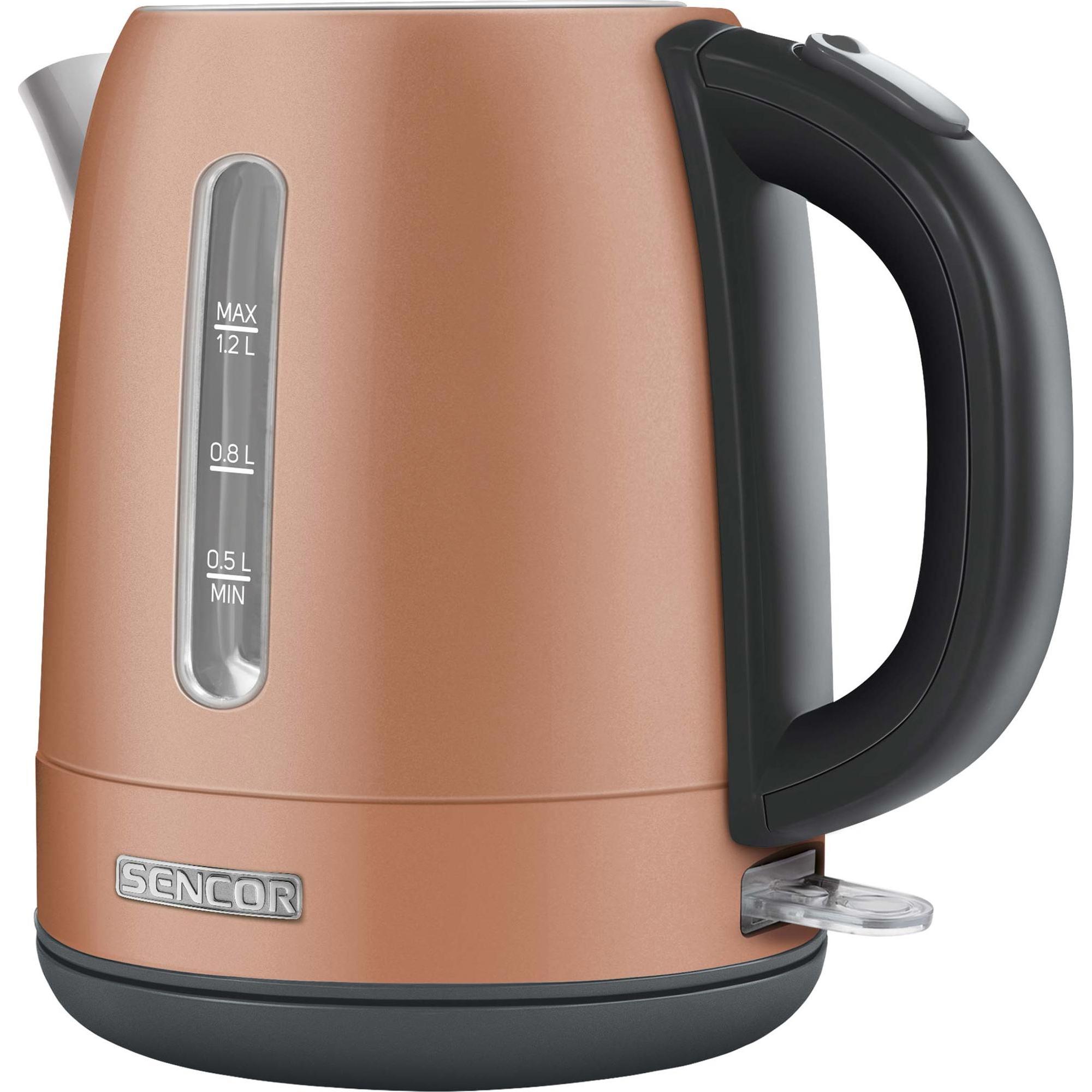 Sencor electric kettle SWK 1226 GD, Wasserkocher, Gold, Grau, Silber