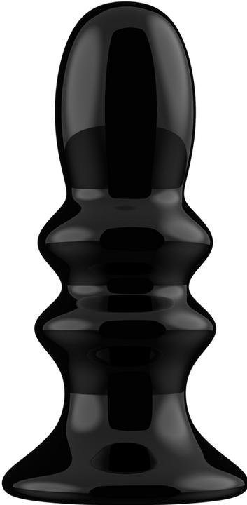 Produktbild Shots Ribbly - Glass Vibrator - With Suction Cup and Remote - Rechargeable - 10 Speed