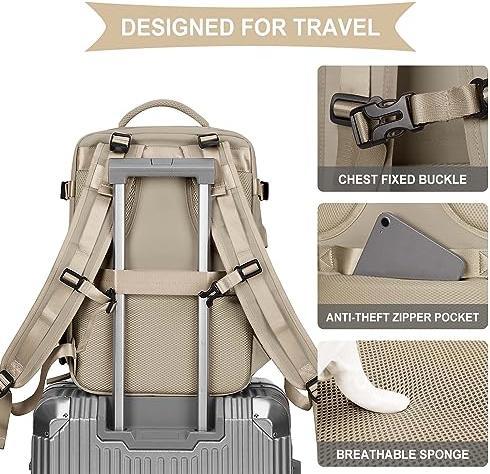 Immagine prodotto Only-Bags.Store Zaino da viaggio grande, zaino con bagaglio a mano, zaino da escursionismo, zaino sportivo