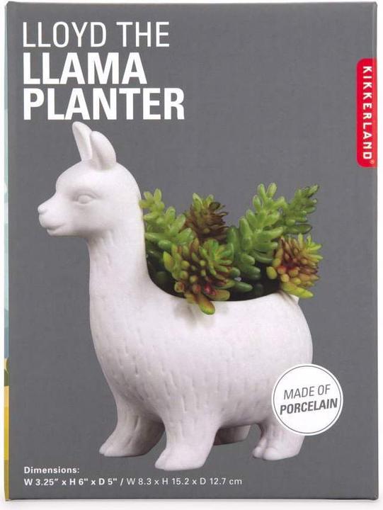 Image du produit Kikkerland Lloyd Le Lama (8.40 x 10.20 x 16.30 cm)