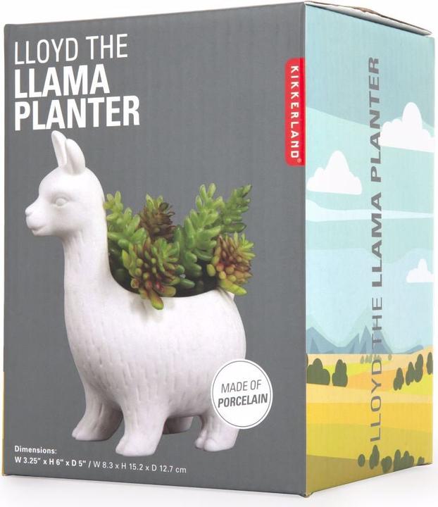 Image du produit Kikkerland Lloyd Le Lama (8.40 x 10.20 x 16.30 cm)