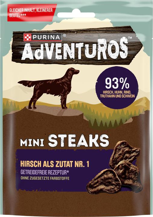 Purina ONE ADVNTROS MiniSteaksW (Adult, 8 pcs., 560 g)