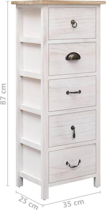vidaXL Beistellschrank