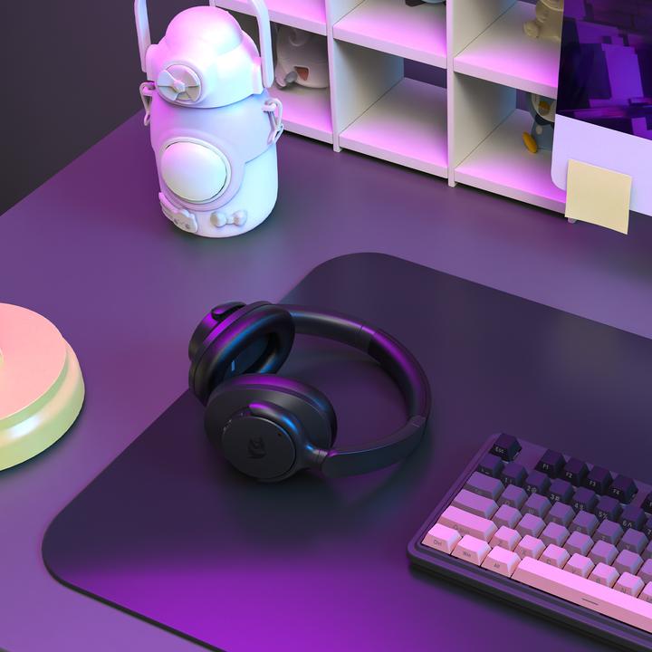 Actual product image Redragon H610 Vibecore 600X Black (ANC, 40 h, Cable, Wireless)