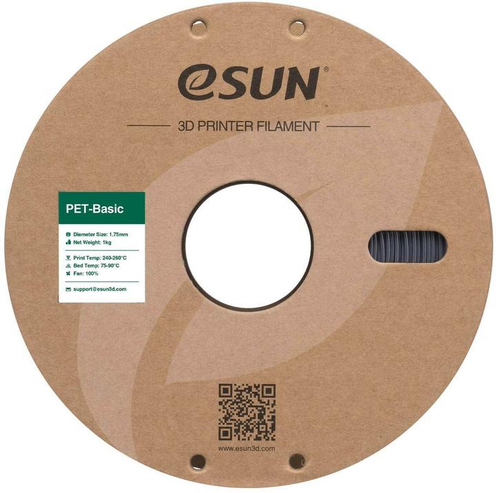 Immagine prodotto eSUN Filament PET Basic Grau 1.75 mm 1 kg (1.75 mm, 1000 g)