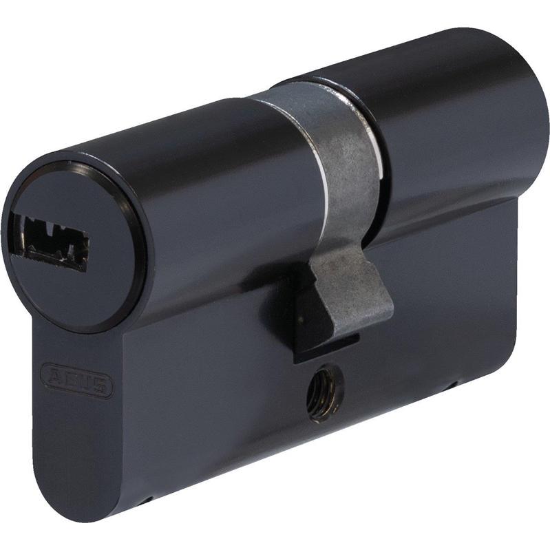 Abus, Serratura + Cilindro di chiusura, Cylinder D6XBK, 35 mm, black