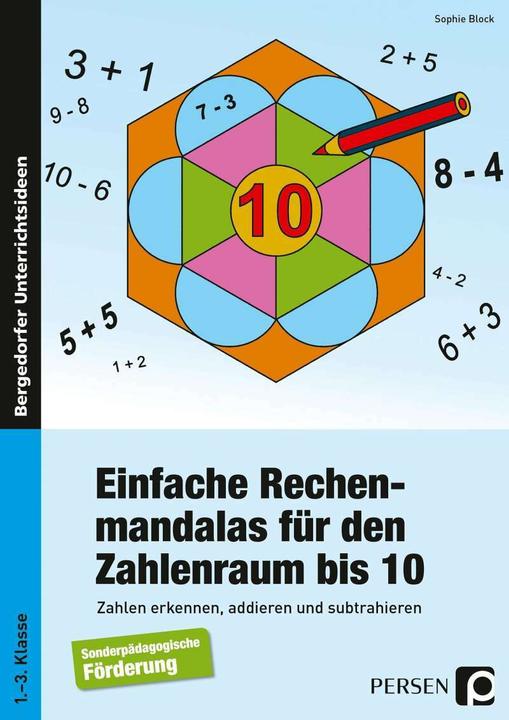 Produktbild Einfache Rechenmandalas für den Zahlenraum bis 10 (Deutsch, Sophie Block, 2023)